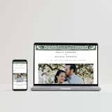 "Block Print Frame" - RSVP Postcards in Fern by Katharine Watson - FREE Wedding Website