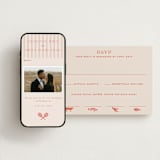 "Racquet" - RSVP Postcards in Verona Sunset by Megan Davis - FREE Wedding Website