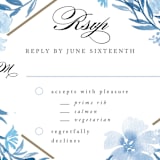"Poetic Blue" - RSVP Postcards in Sky by Qing Ji - Detail