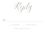 "Monogram Floral" - RSVP Postcards in Peach by Lori Wemple - Detail