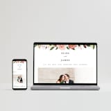 "Blossom" - RSVP Postcards in Blush by Susan Moyal - FREE Wedding Website