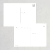 "Floral Wreath" - RSVP Postcards in Fresh by Kelly Schmidt - Back of Card
