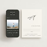 "As if a Dream" - RSVP Postcards in Cloud by Pine Street Creative - FREE Wedding Website