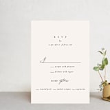 "Timeless" - RSVP Postcards in Taupe by Leah Bisch - Front