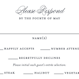 "Flawless" - RSVP Postcards in Midnight by Kimberly FitzSimons - Detail