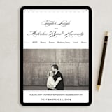 "Charming Go Lightly" - RSVP Postcards in Crisp Black by danielleb - FREE Wedding Website