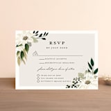 "Botanical Ring" - RSVP Postcards in Ivory by Susan Moyal - Front