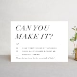 "Bad Dancing" - RSVP Postcards in Dove by Amy Payne - Front