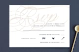 "Fresh Monogram" - RSVP Postcards in Latte by Lauren Chism - Front