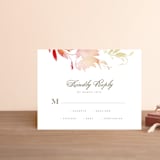 "Stately Florals" - RSVP Postcards in Poppy by Lori Wemple - Front