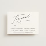 "Crescendo" - RSVP Postcards in Snow by Griffinbell Paper Co. - Front