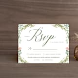 "Garden Glamour" - RSVP Postcards in Sage by Kristen Smith - Front