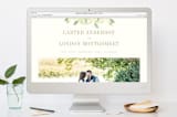 "Southern Garden" - RSVP Postcards in Moss by Lori Wemple - FREE Wedding Website
