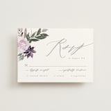 "Garden Stroll" - RSVP Postcards in Lilac by Creo Study - Front