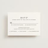 "Sophistotype" - RSVP Postcards in Sea Salt by Snow and Ivy - Front
