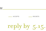 "float + celebrate" - RSVP Postcards in Celery by Float Paperie - Detail