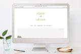 "float + celebrate" - RSVP Postcards in Celery by Float Paperie - FREE Wedding Website