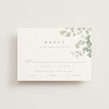 "Vining" - RSVP Postcards in Eucalyptus by Kristie Kern - Front