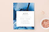 "blue tides" - RSVP Postcards in Sea Blue by Erin Deegan - Front
