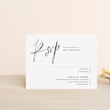 "Signature Style" - RSVP Postcards in Silk by Design Lotus - Front