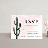"Cacti" - RSVP Postcards in Rose Crystal by Cass Loh - Front