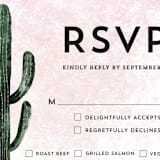 "Cacti" - RSVP Postcards in Rose Crystal by Cass Loh - Detail