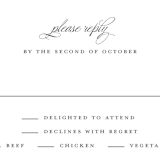 "Classical" - RSVP Postcards in Taupe by Jessica Williams - Detail