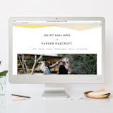 "Collage" - RSVP Postcards in Golden Rod by Ann Gardner - FREE Wedding Website