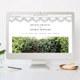 "Helena" - RSVP Postcards in Quartz by 2birdstone - FREE Wedding Website