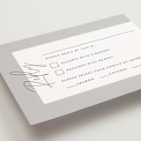 "printed" - RSVP Postcards in Onyx by JoAnn Jinks - Detail