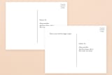 "Monogram Circle Stamp" - RSVP Postcards in Antique White by fatfatin - Back of Card
