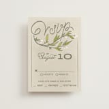 "Rustic Love" - RSVP Postcards in Parchment by GeekInk Design - Front