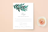 "Painted Greenery" - RSVP Postcards in Evergreen by Katharine Watson - Front