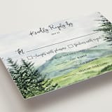 "Into the Woods" - RSVP Postcards in Forest by Elly - Detail