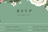 "Climbing Rose" - RSVP Postcards in Leaf by Alethea and Ruth - Detail