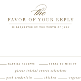 "divine" - RSVP Postcards in Gilded Gold by Jennifer Postorino - Detail