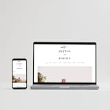 "Adorned Ampersand" - RSVP Postcards in Cotton by Jennifer Postorino - FREE Wedding Website