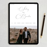 "green rush" - RSVP Postcards in Snow by Anupama - FREE Wedding Website