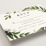 "Vines of Green" - RSVP Postcards in Fern by Susan Moyal - Detail