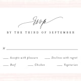 "Effervescent" - RSVP Postcards in Blush by Kristie Kern - Detail