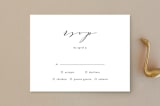 "Simple Elegance" - RSVP Postcards in Tuxedo by Phrosné Barwood - Front