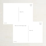"Downtown" - RSVP Postcards in Onyx by Lauren Chism - Back of Card