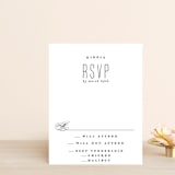 "Scripted Ampersand" - RSVP Postcards in Midnight by Roxy Cervantes - Front