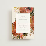 "Eden" - RSVP Postcards in Poinsettia by Lori Wemple - Front