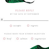 "Mod Palm" - RSVP Postcards in Pearl by Erin Hodges - Detail