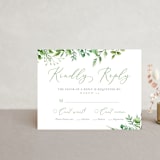 "Bright & Green" - RSVP Postcards in Spring by Amanda Day - Front