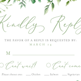 "Bright & Green" - RSVP Postcards in Spring by Amanda Day - Detail