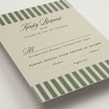 "holiday ribbon" - RSVP Postcards in Ruby by Jackie Crawford - Detail