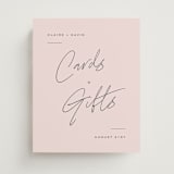 "Chic Names" - Reception Signs in Blush by Carolyn MacLaren - Front