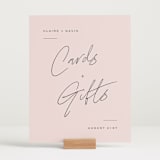 "Chic Names" - Reception Signs in Blush by Carolyn MacLaren - In Use